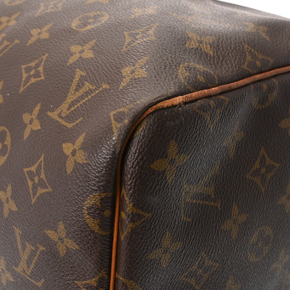 Louis Vuitton Bag Monogram Brown Canvas Keepall Boston - Picture 8 of 11